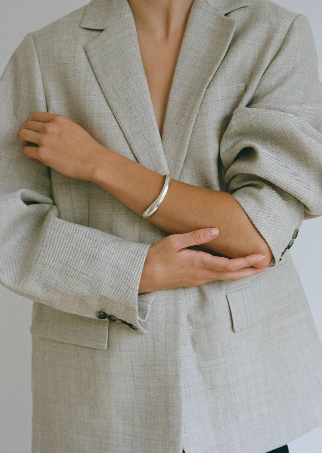 Studio Bille Sterling Cuff armring sølv 7 cm
