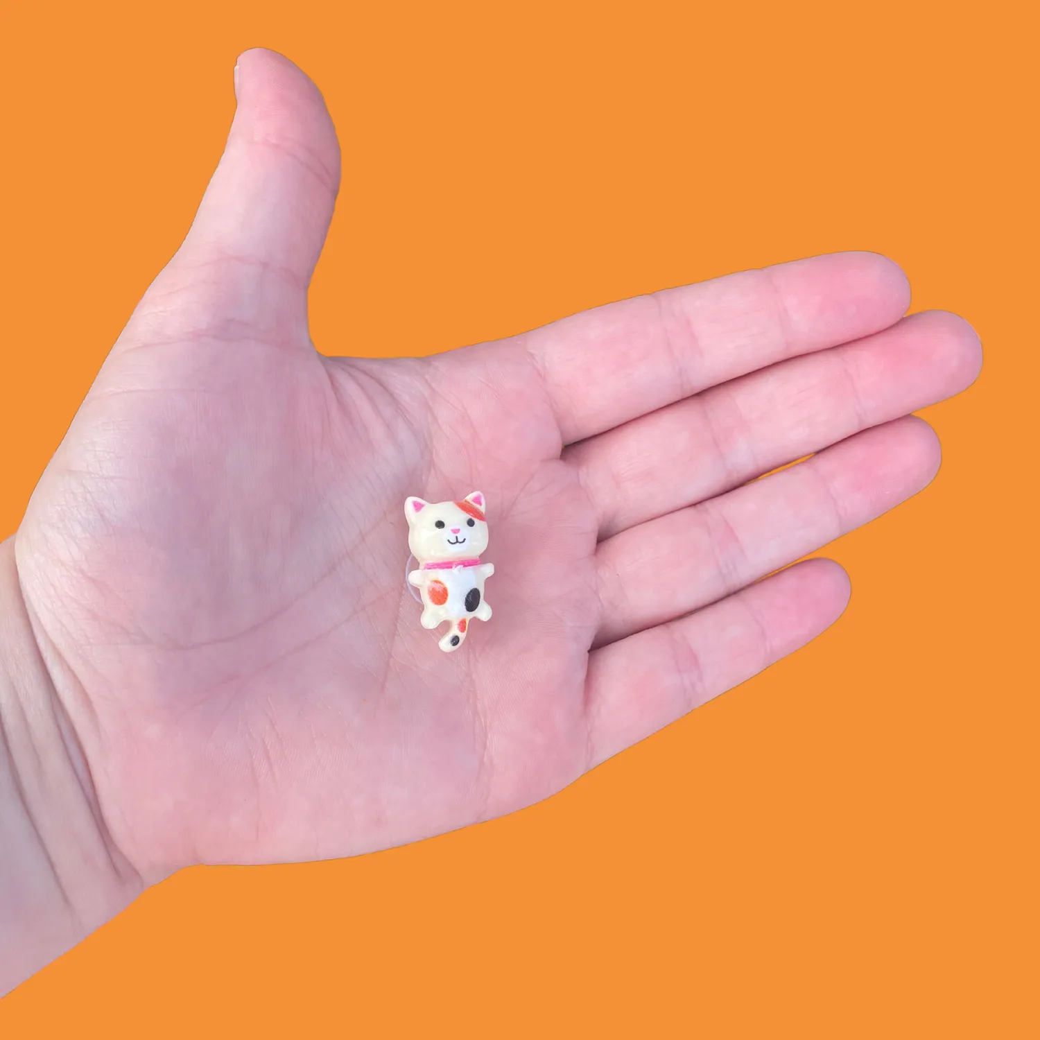 MiniKitty Mini Kitty Croc Charms anheng grå stripet katt