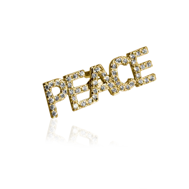 IOAKU Statement Sparkle Ring Peace ring justerbar