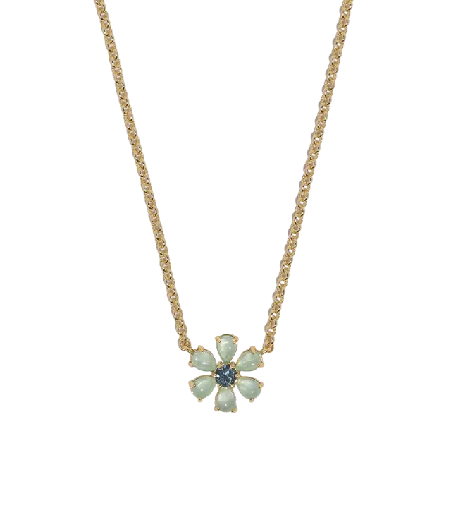 Loren Hope Emeline Flower halskjede mint pastellblomst