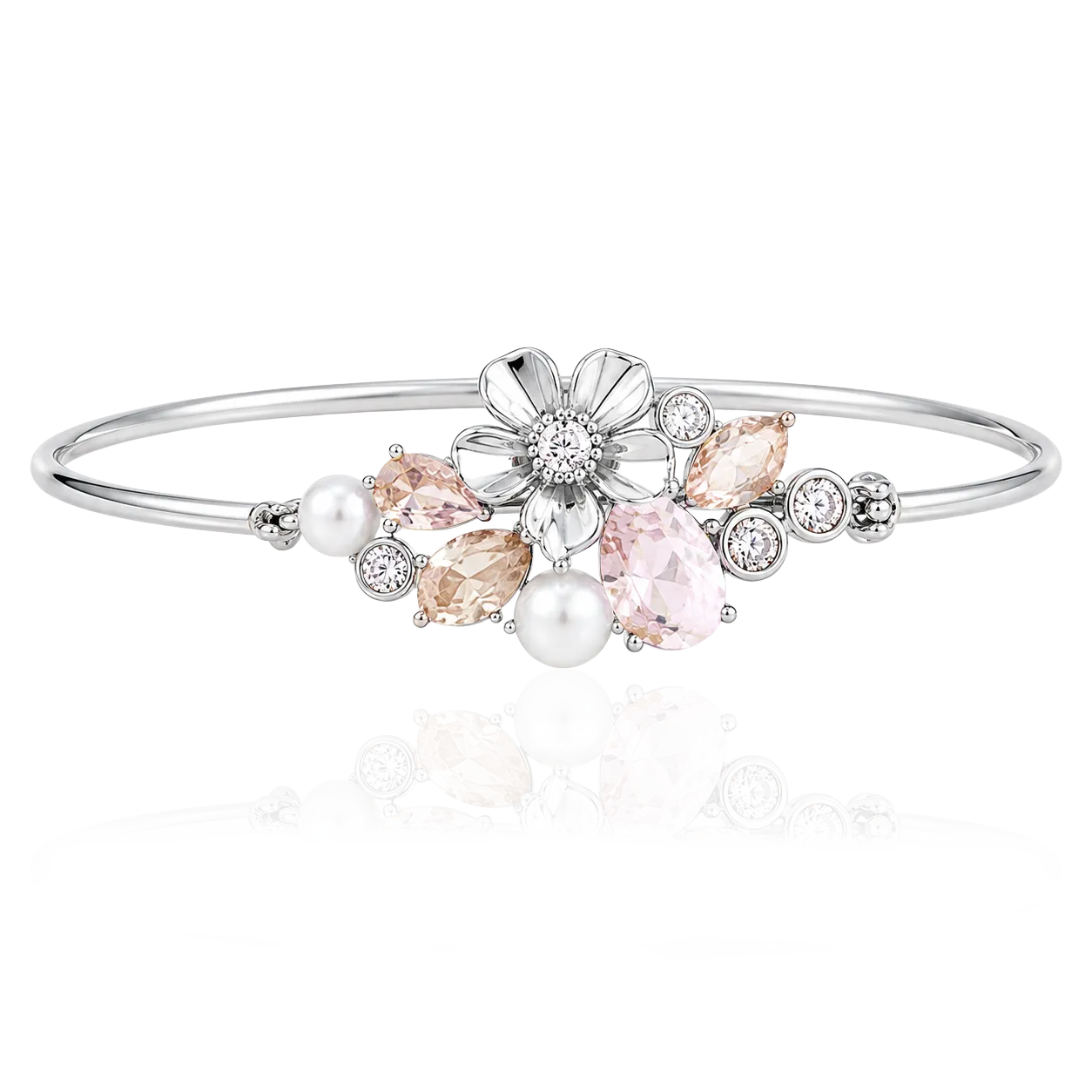 IOAKU La Fleur Sirene Garden Cuff armbånd rosa
