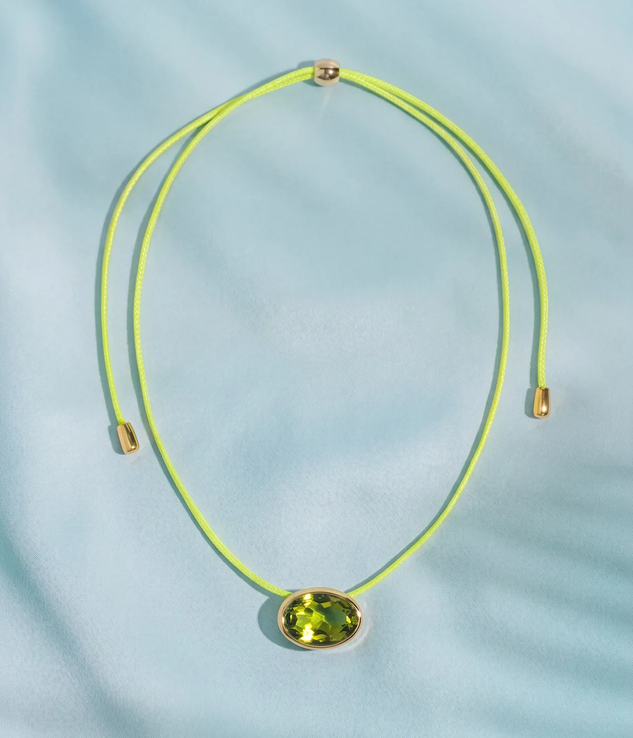 Loren Hope Marisol halskjede Olivine 66 cm glass