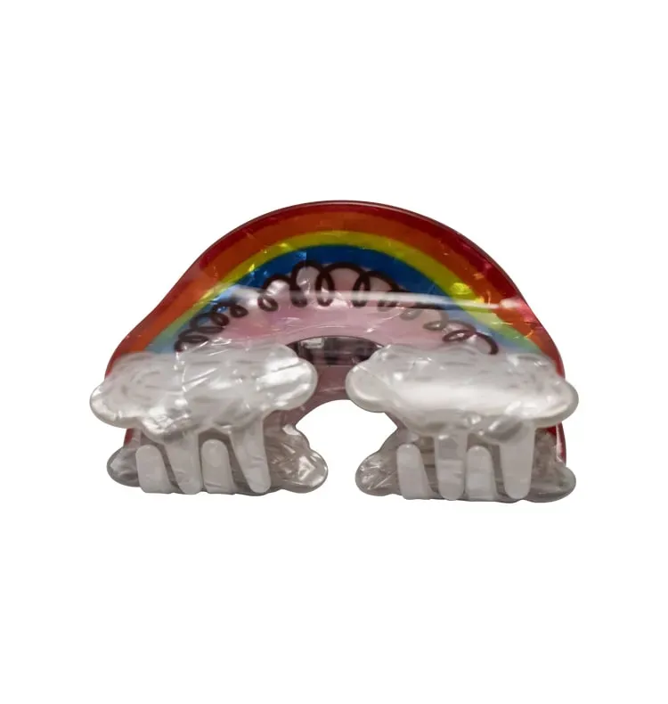 Wos Rainbow hårspenne multi 8,5 cm