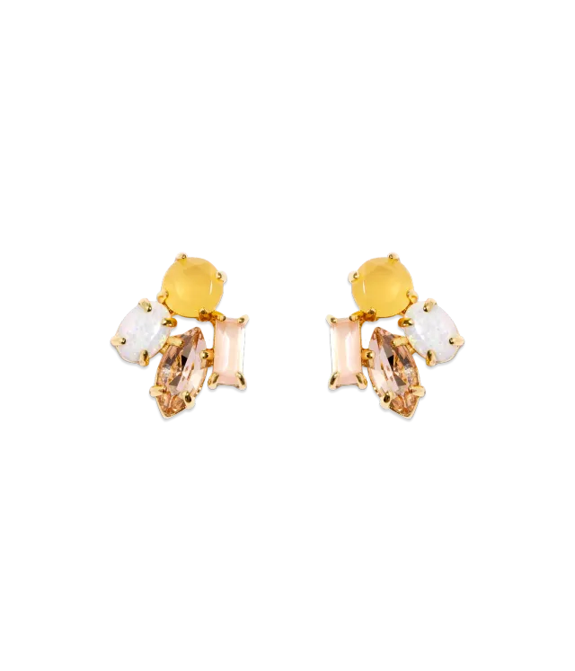Loren Hope Ridley øredobber gul opal studs