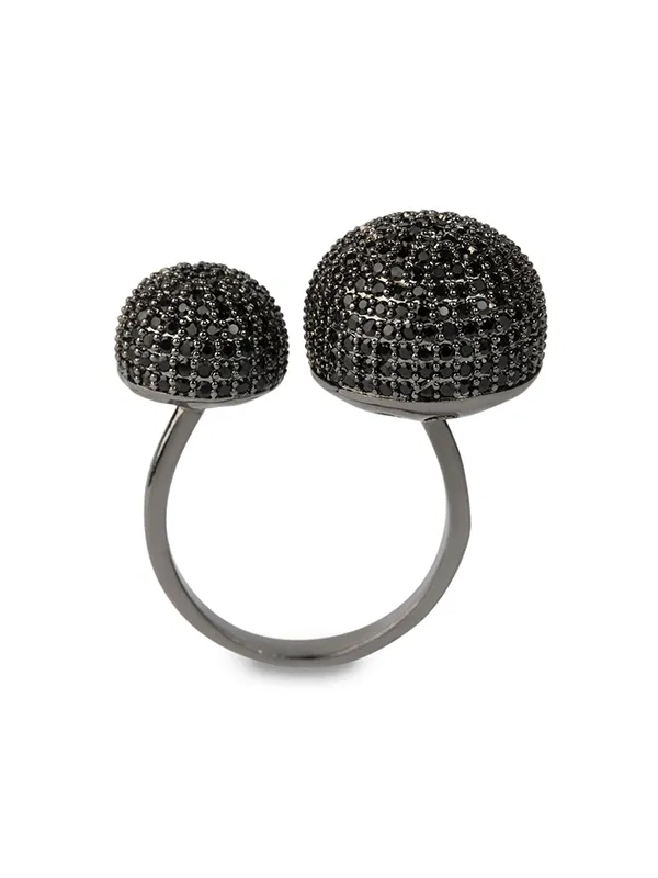 pfg Stockholm Frida ring svart cubic zirconia