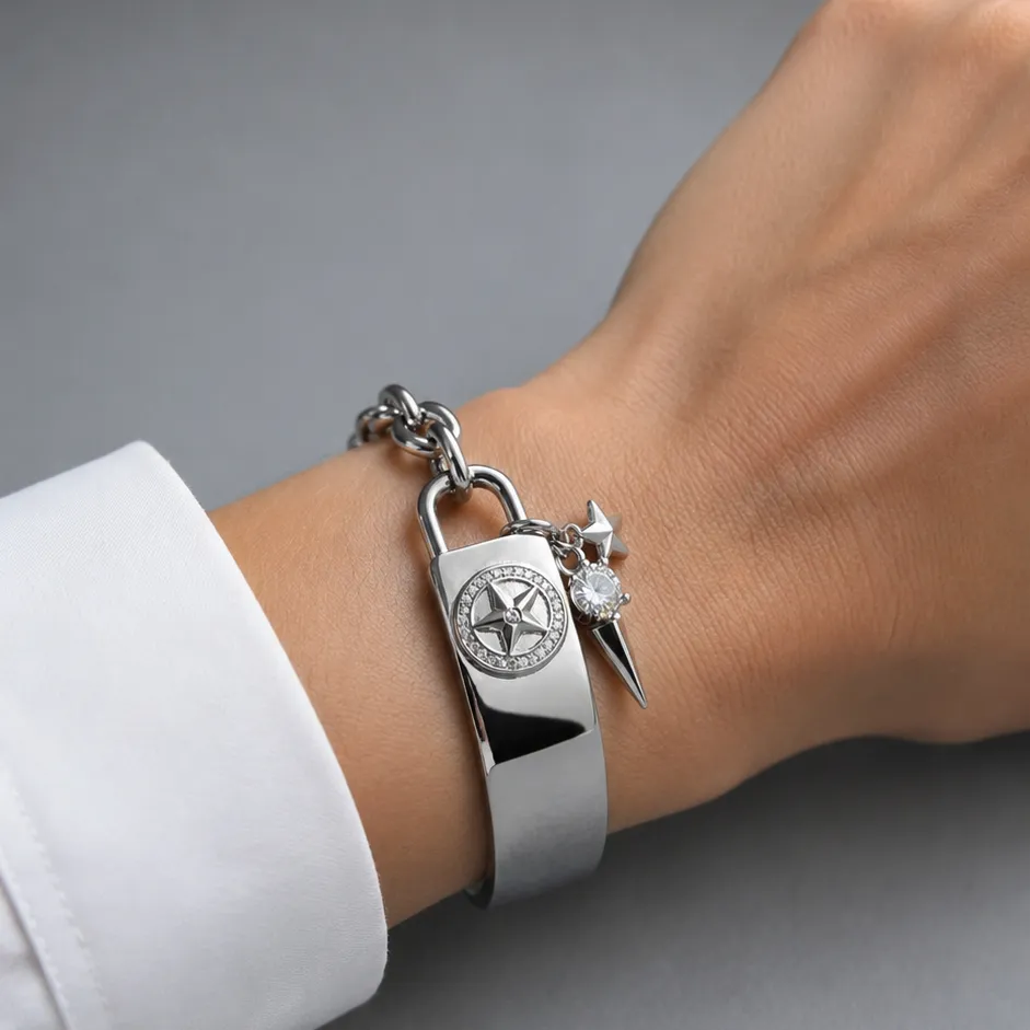 IOAKU Elecktra Spike armbånd gull XS-S cuff
