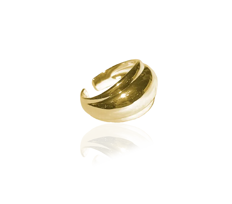 IOAKU Adylynn ring gull justerbar stable ring