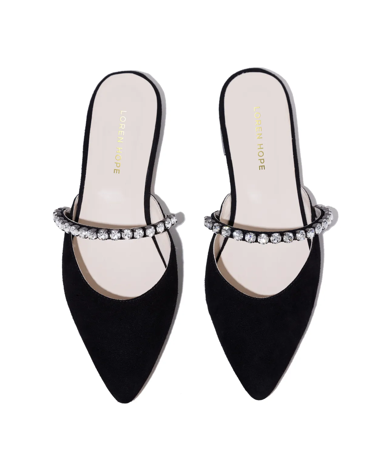 Loren Hope Audrey Slides ballerina Crystal str 36-42