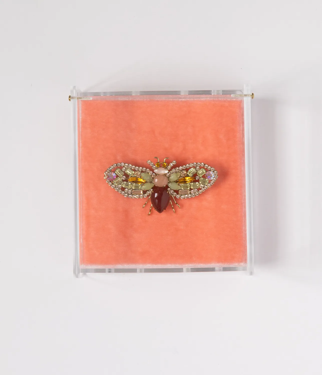 Loren Hope Poppy the Bee brosje multi 6,9 cm