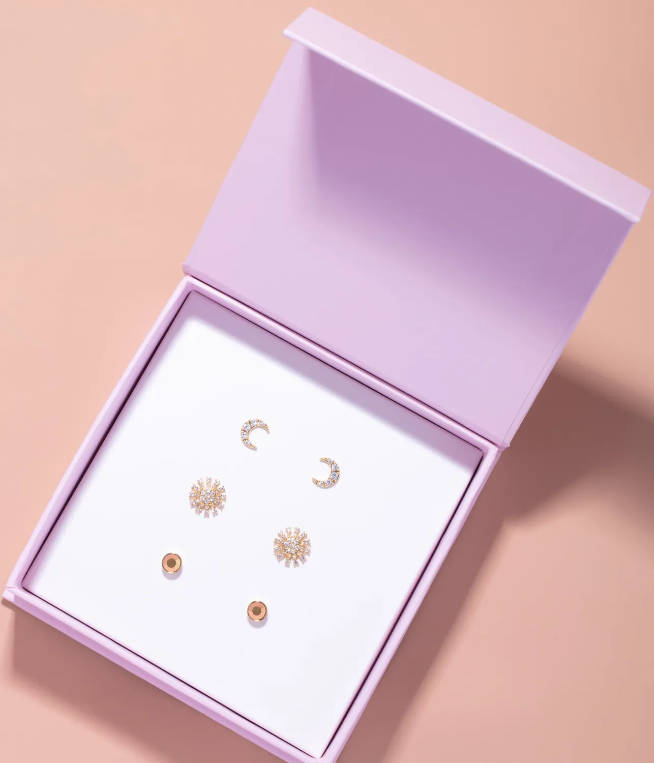 Loren Hope Soleil studs øredobber multi 3-pakning
