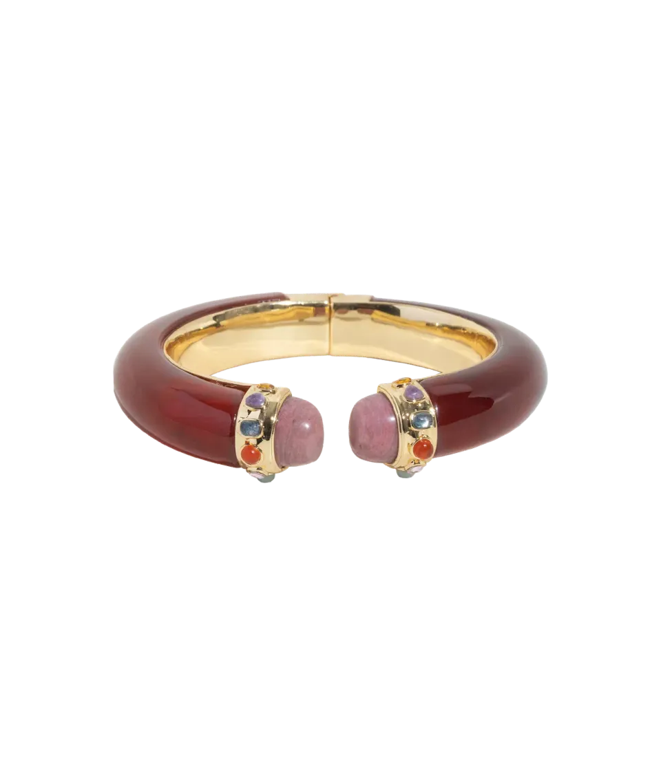 Loren Hope Cordelia Cuff Armbånd Carnelian rød