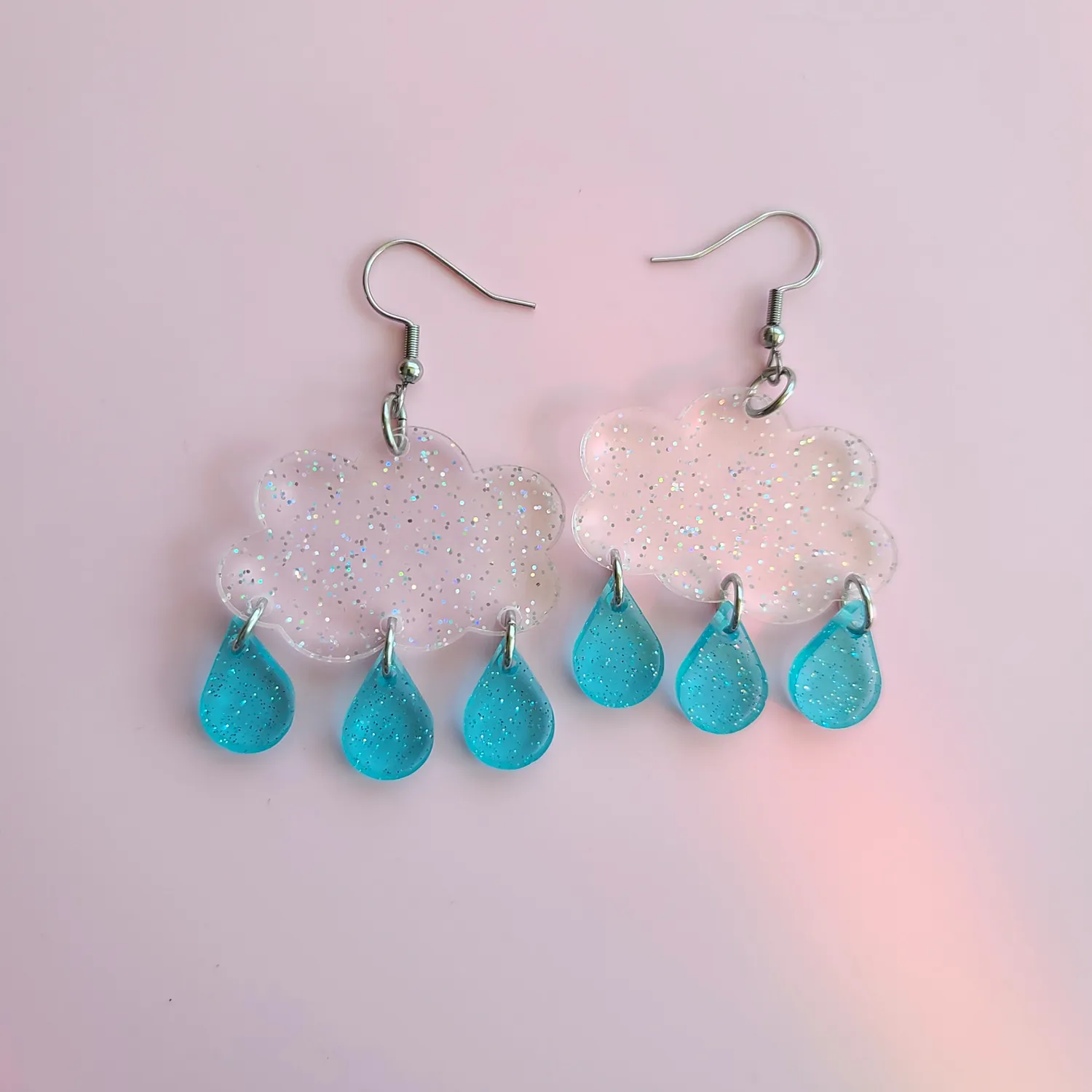 MiniKitty Jelly Glitter Clouds øredobber glitter sky