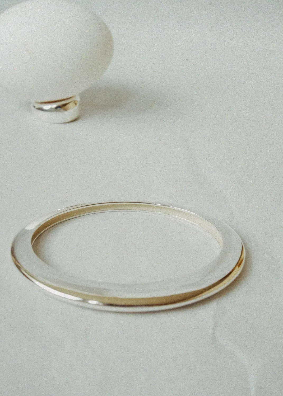 Studio Bille Single Form armring sølv S 20 gram