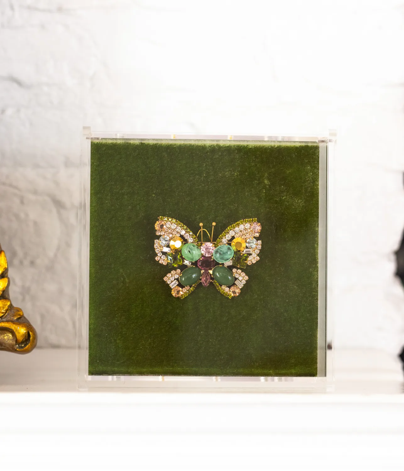 Loren Hope Small Butterfly brosje Jade