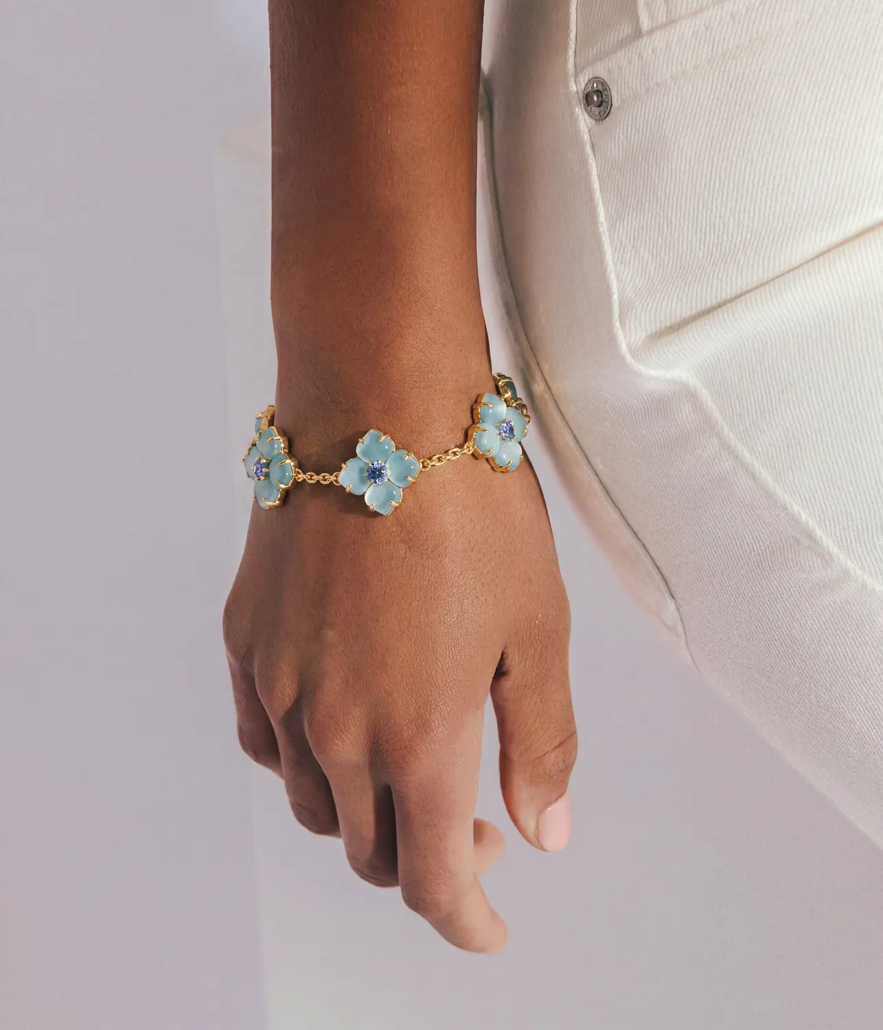 Loren Hope Hydrangea Hydrangea armbånd aqua blomst