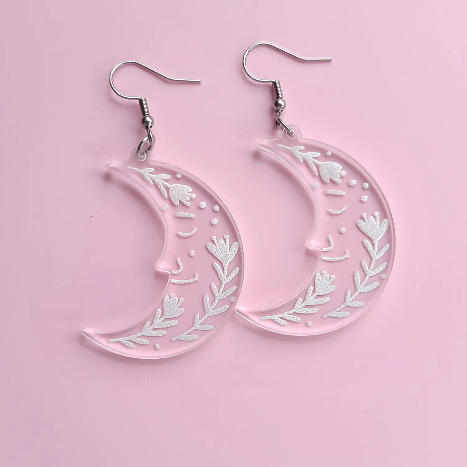 MiniKitty Smaller Folk Crescent Moons øredobber klar
