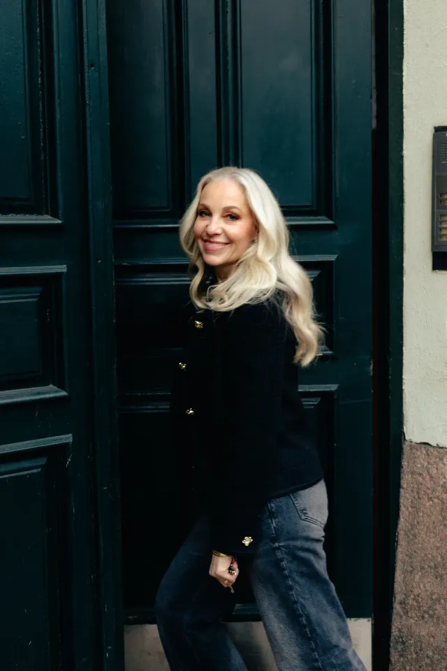 Janne Formoe Jetsetjakka jakke Svart ullblanding