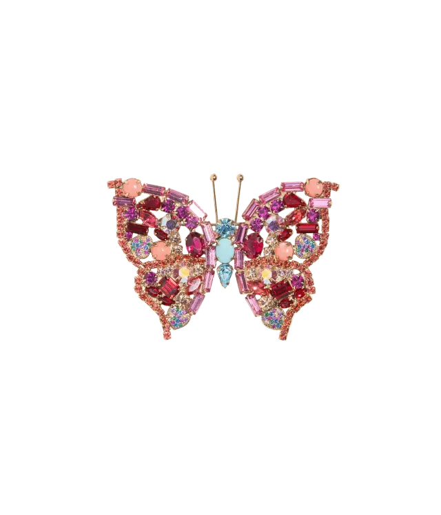 Loren Hope Small Butterfly brosje padparadscha 14 cm