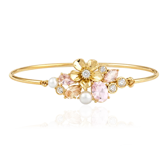 IOAKU La Fleur Sirene Garden Cuff armbånd rosa