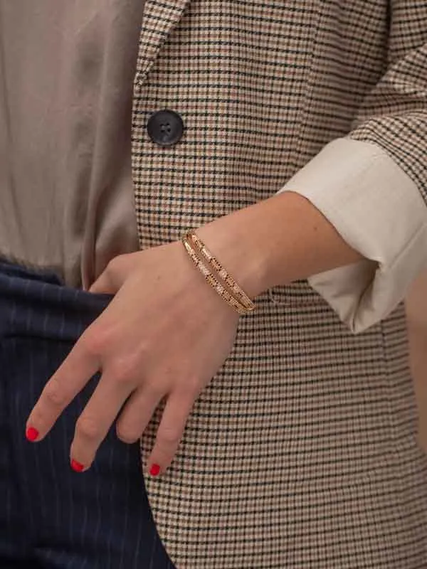PFG Stockholm Fab Leo armband gnistrende brud