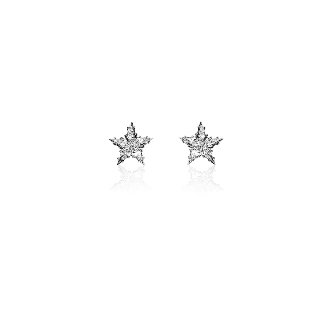 IOAKU Starlumen Crystal studs øredobber gull 1,5 cm