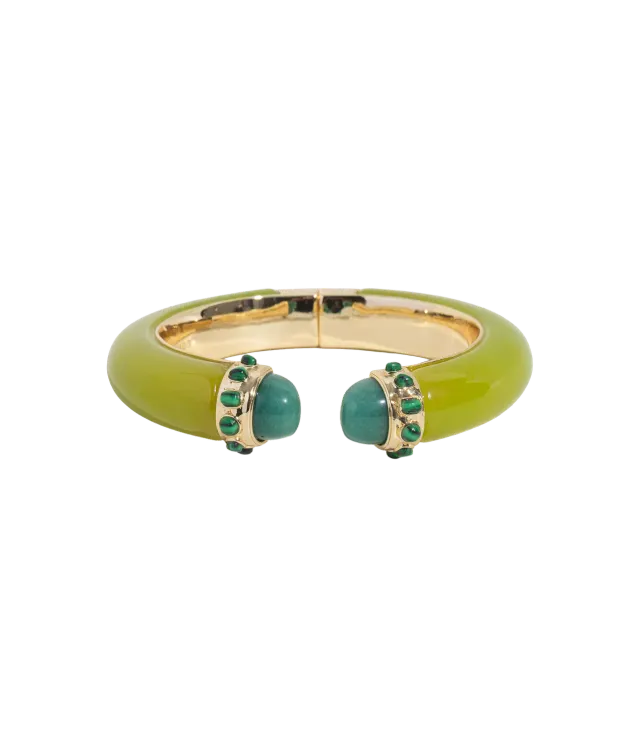 Loren Hope Cordelia Cuff armring chartreuse