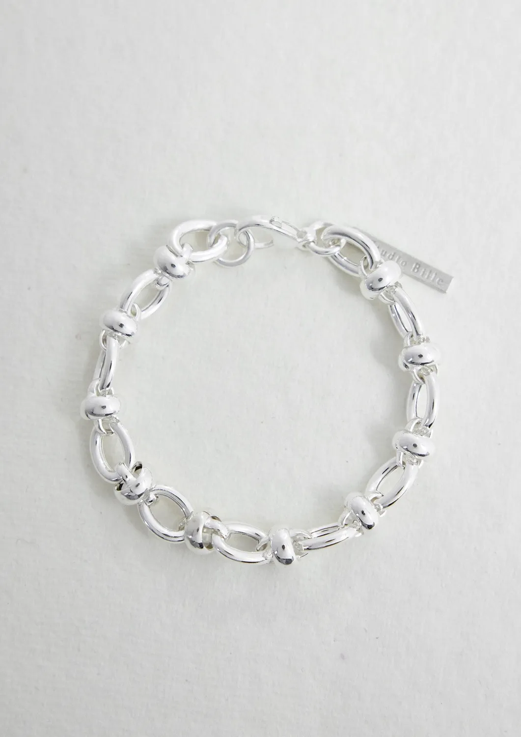 Studio Bille Hollow armbånd sølv 19 cm resirkulert