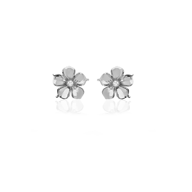 IOAKU La Fleur Micro ørestikker gull forgylt