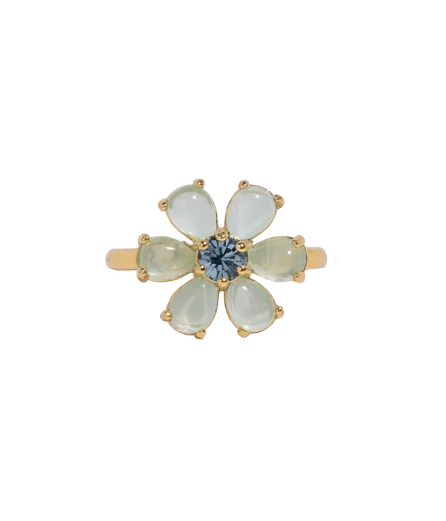 Loren Hope Emeline Flower ring mint pastel str 6-8