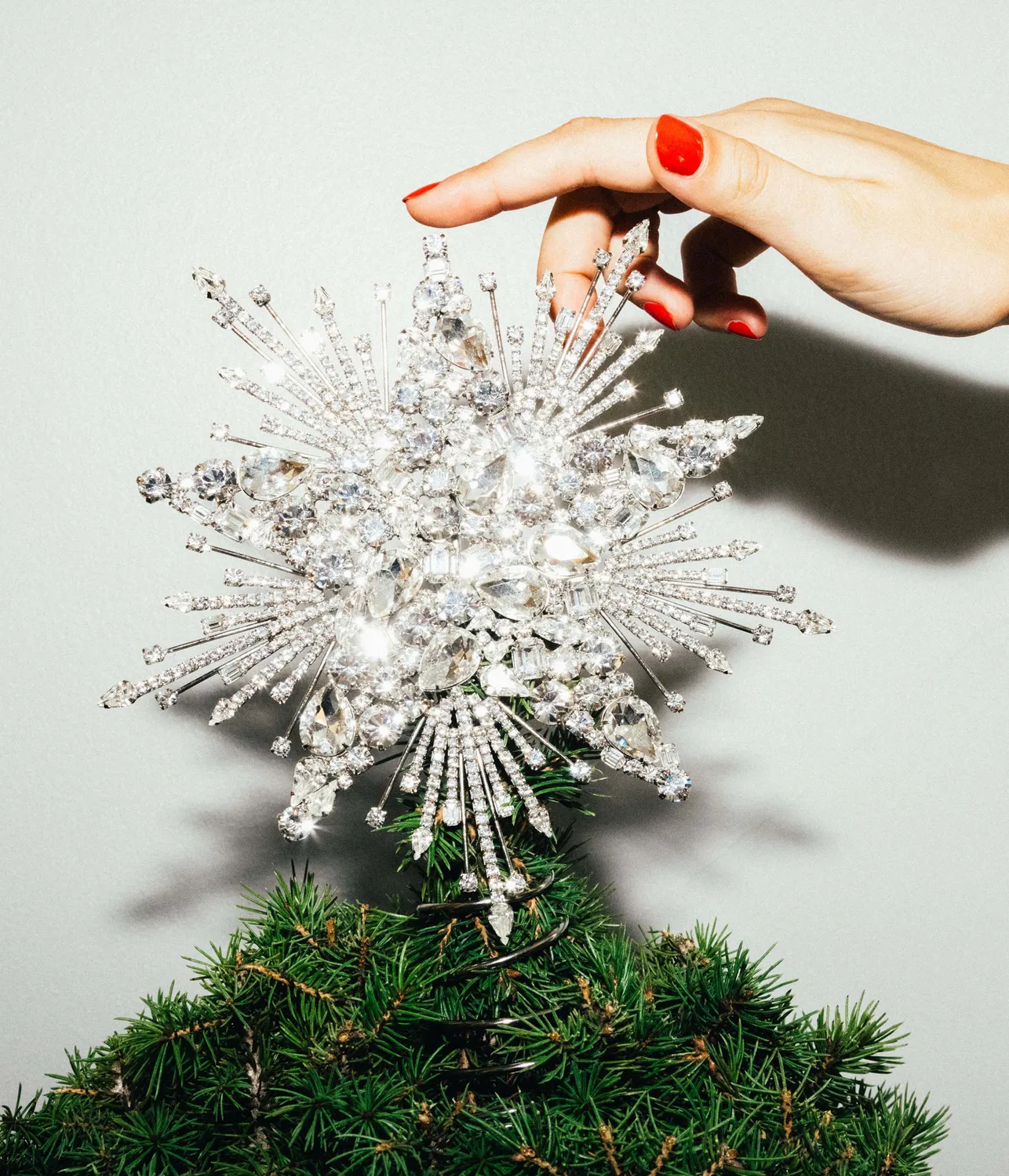 Loren Hope Starlight Tree Topper juletopp Crystal glasskrystall