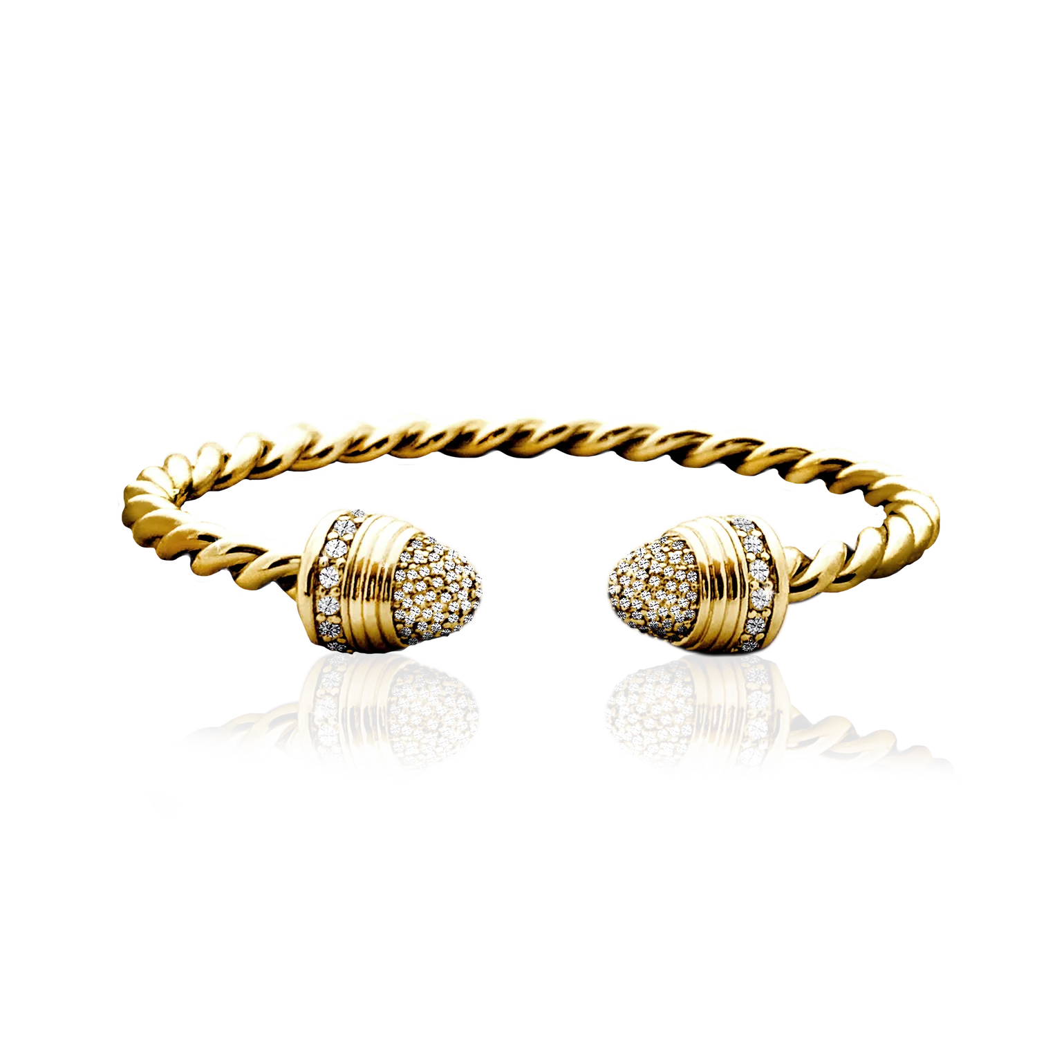 IOAKU Liberté Cuff armbånd gull 17 cm