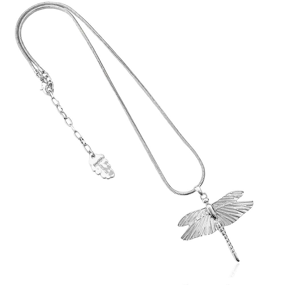 IOAKU Single Chain Mini Dragonfly halskjede gull 45 cm
