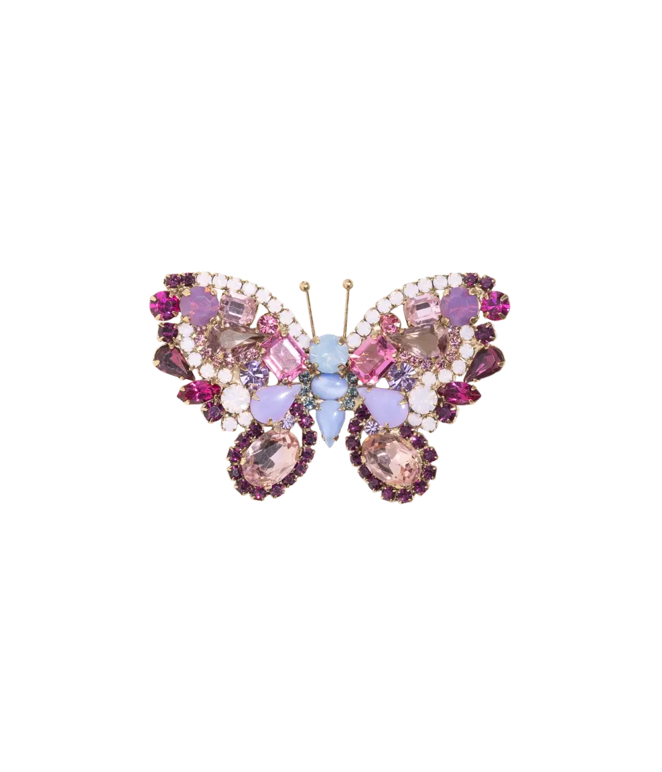 Loren Hope Butterfly Medium Butterfly brosje rose opal