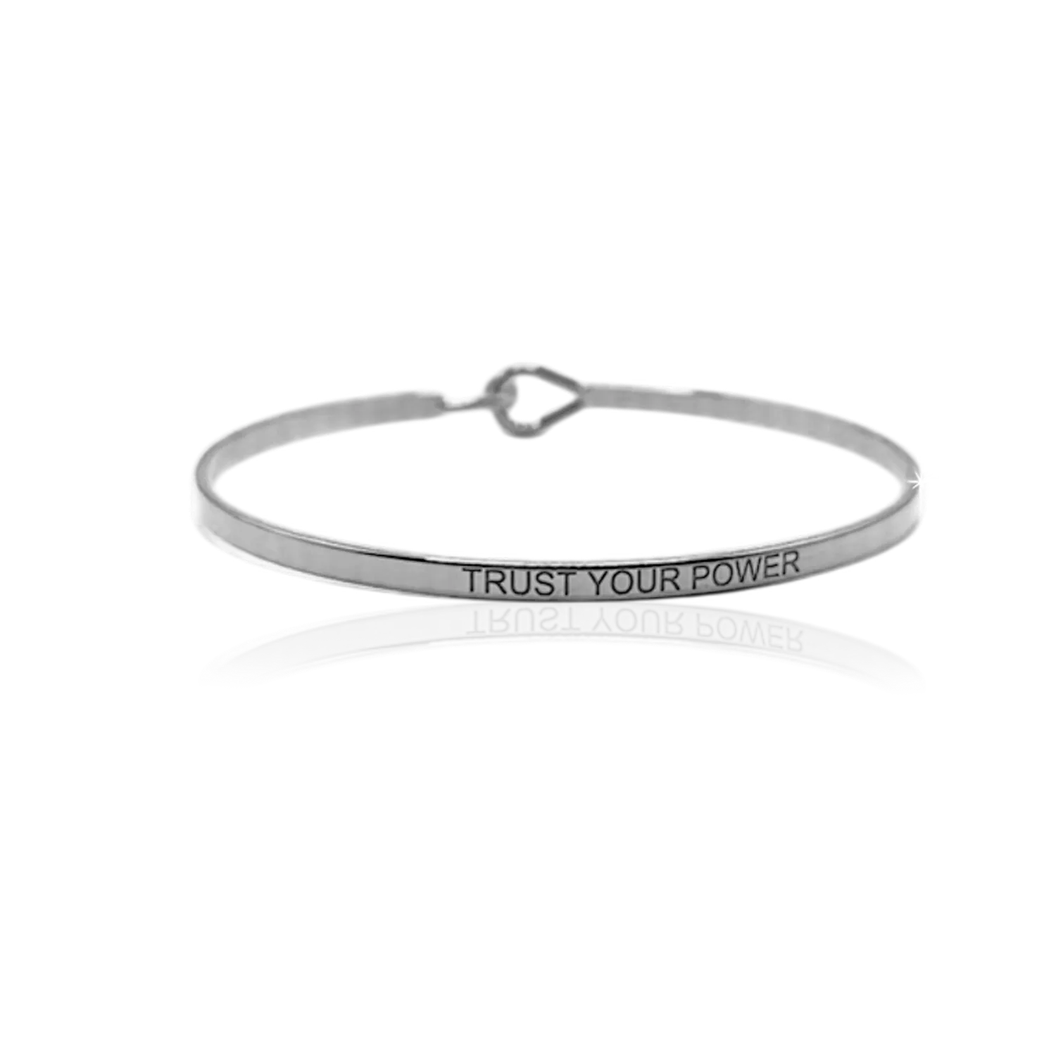 IOAKU Trust Your Power cuff armbånd gull statement