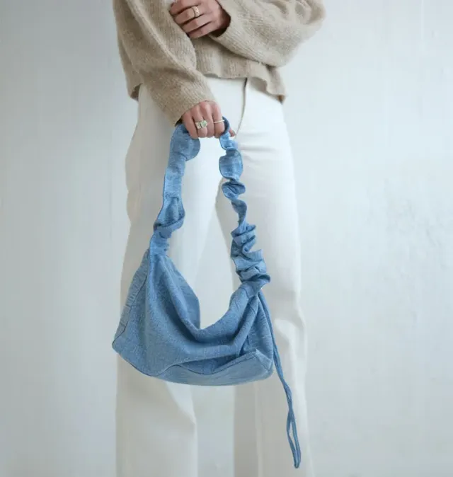 Wos Tilda veske denim blå crossbody