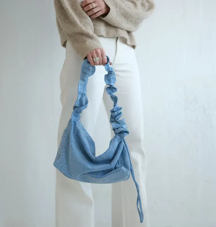 Wos Tilda veske denim blå crossbody