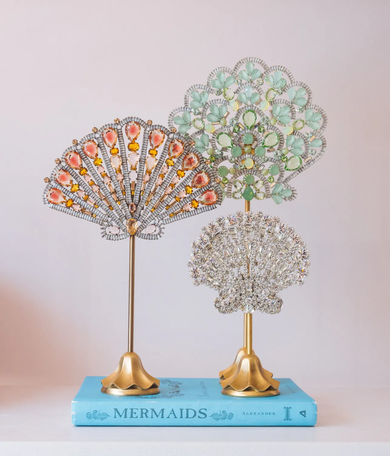 Loren Hope Small Scallop skjellfigur Crystal 16 cm