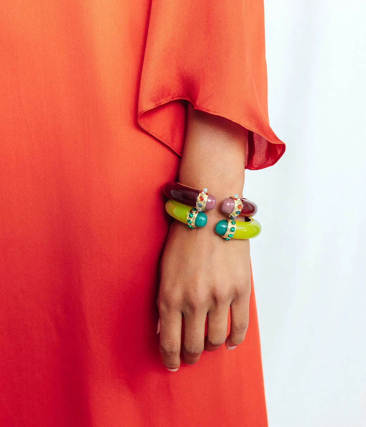 Loren Hope Cordelia Cuff Armbånd Carnelian rød
