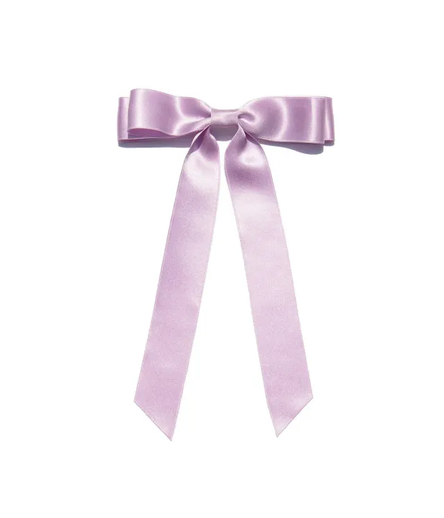 Loren Hope Bardot Bow Silk hårsløyfe lavendel silke