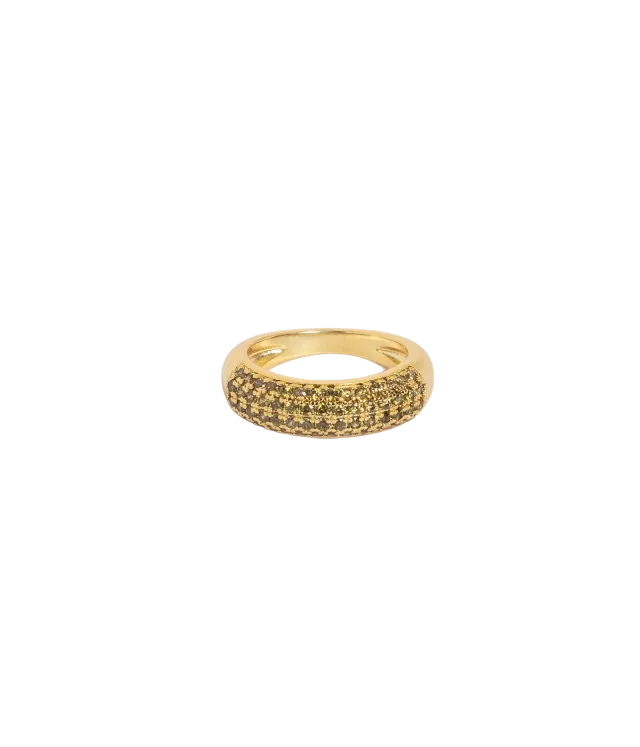 Loren Hope Veyra ring olivine 18K gull