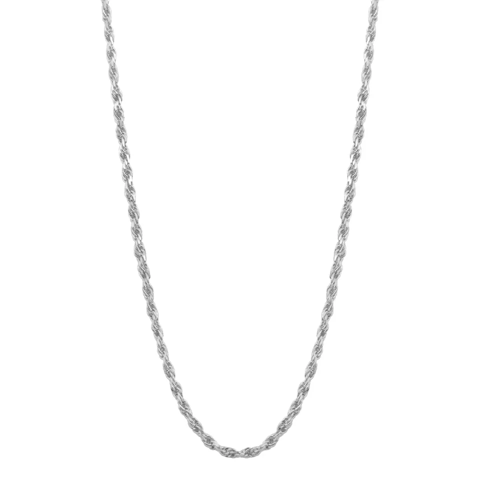 Wioga Claire halskjede sølv 38 cm korallperle