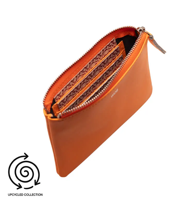 Wos Keeper lommebok neonoransje skinn 14 cm