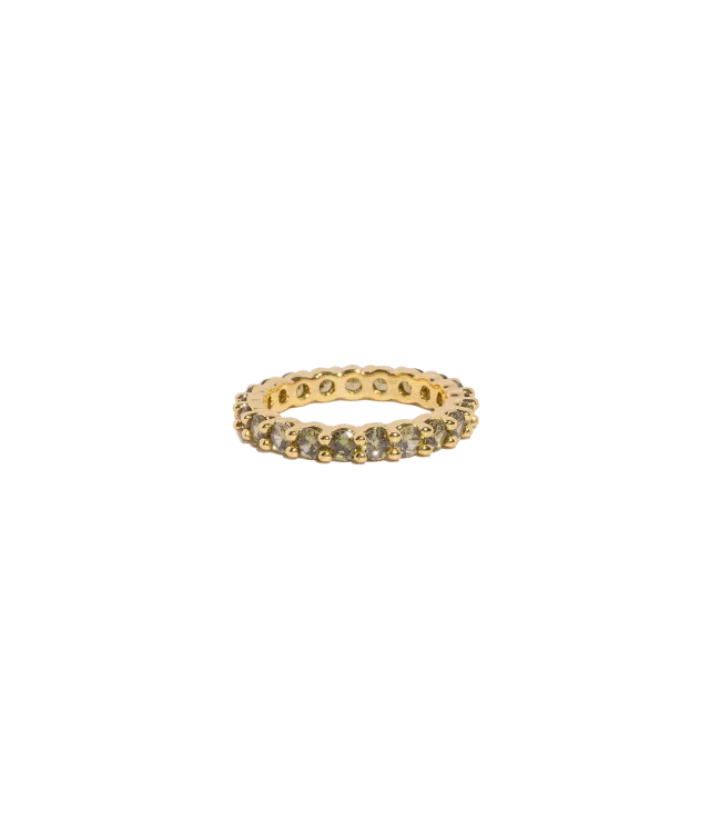 Loren Hope Theo ring olivine grønn 2 mm