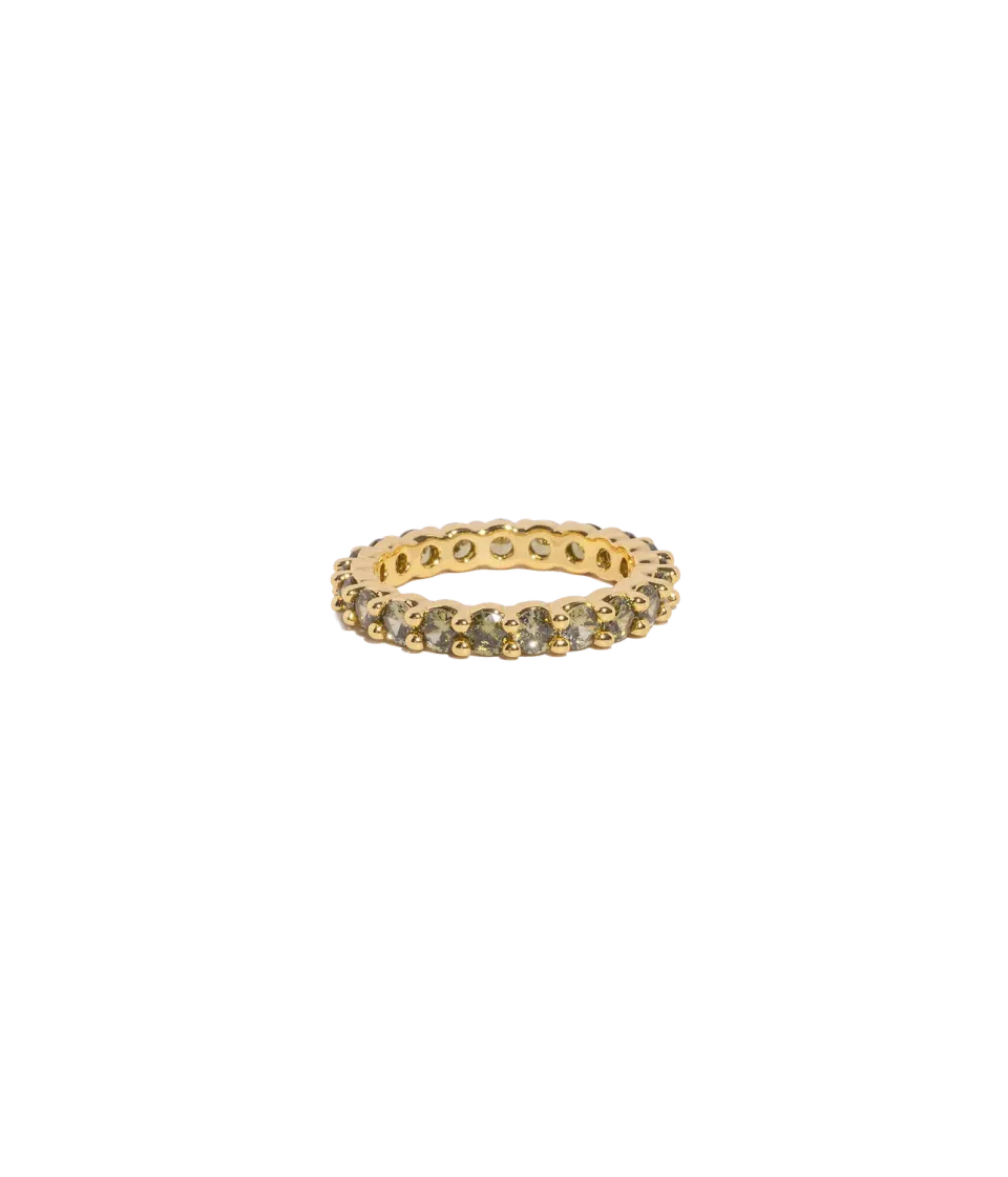 Loren Hope Theo ring olivine grønn 2 mm