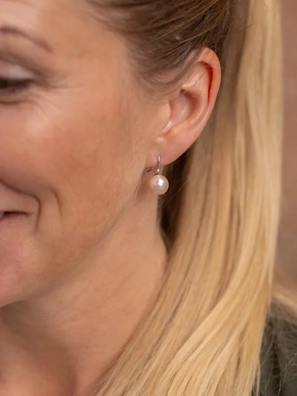 pfg Stockholm Estelle Rosa øredobber med krok