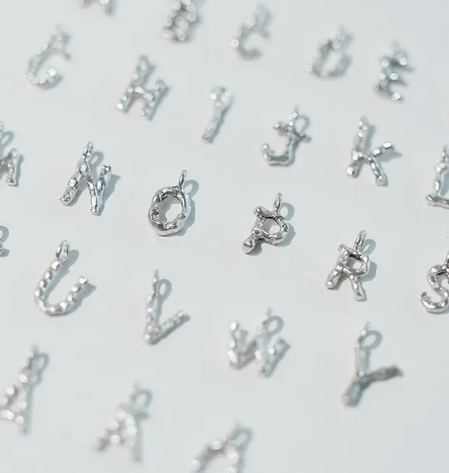 Wos Letter bokstavanheng sølv 925 1,5 cm
