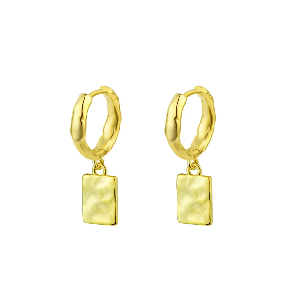Wioga Suri øreringe forgylt hoop 2 cm par