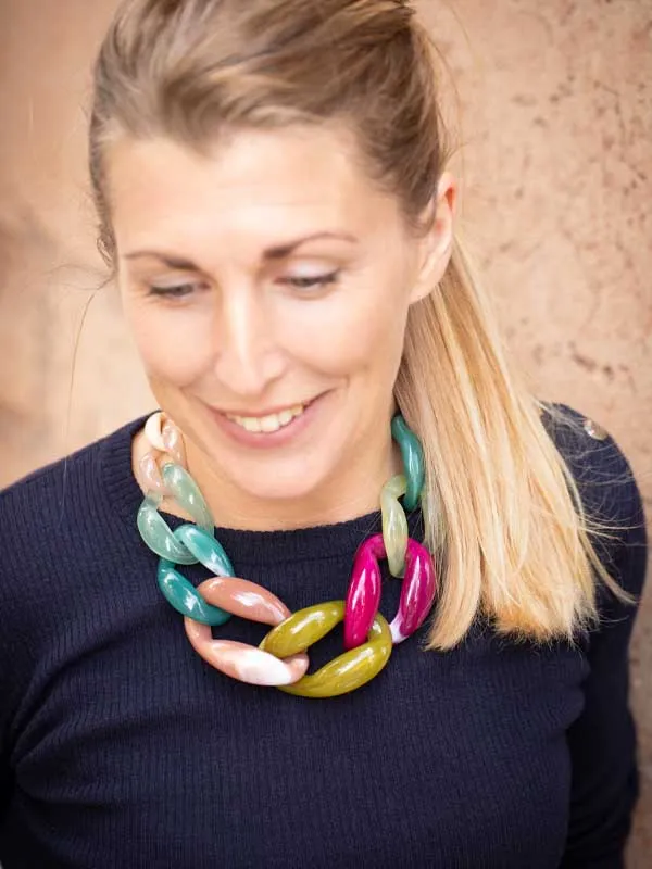 pfg Stockholm Florence halskjede forgylt