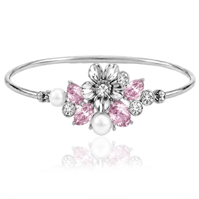 IOAKU La Fleur Garden Cuff armband rosa 16 cm