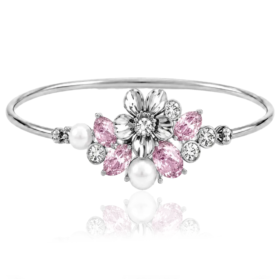 IOAKU La Fleur Garden Cuff armband rosa 16 cm